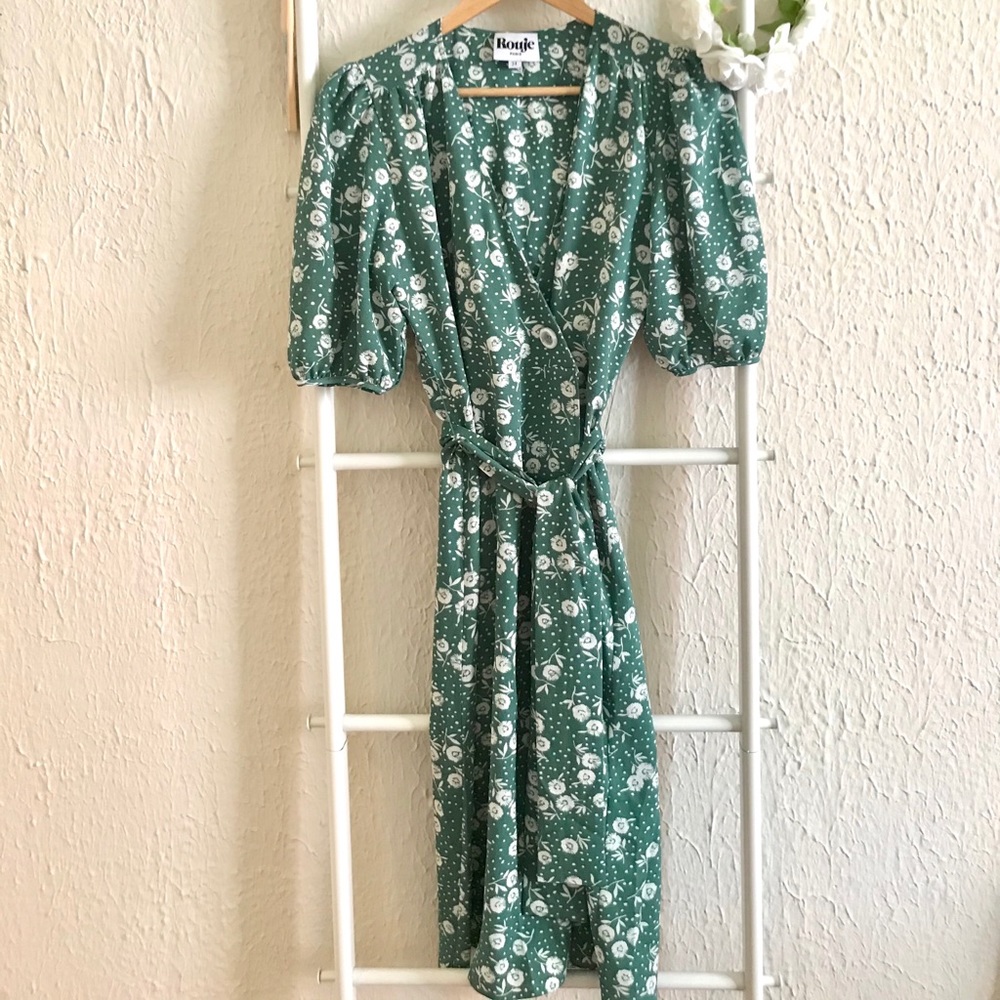 Sold Rouje rosalie dress green